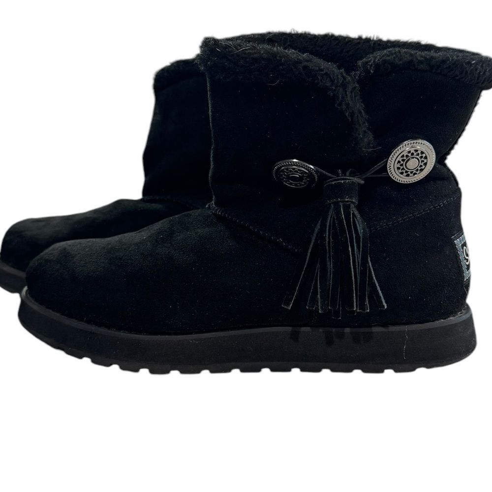 Ladies Sketchers boots black